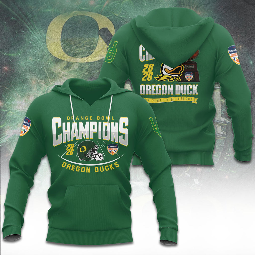 Oregon Ducks Football 3D Apparel – TANTN19880