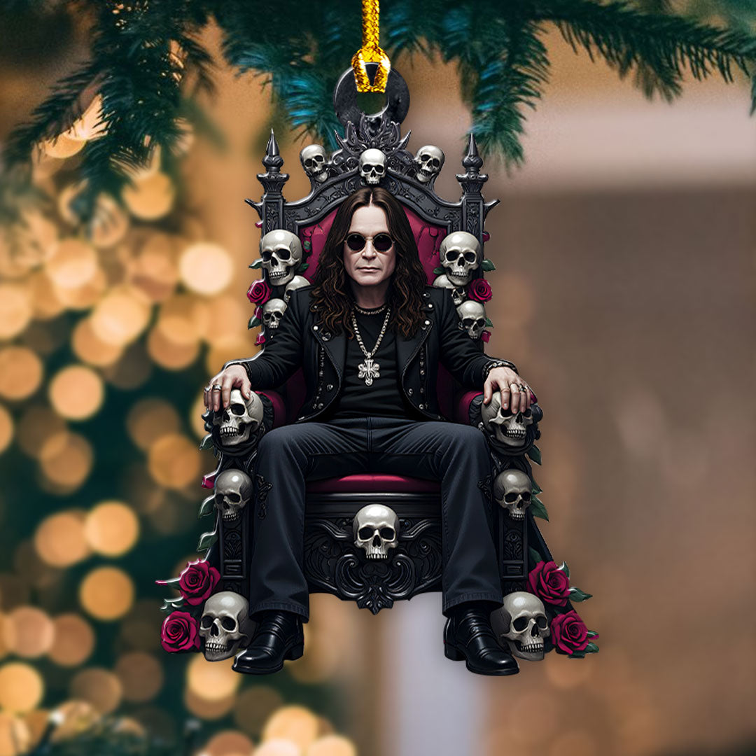 Ozzy Osbourne Custom Shape 2-sided Acrylic Ornament – HOATT14958