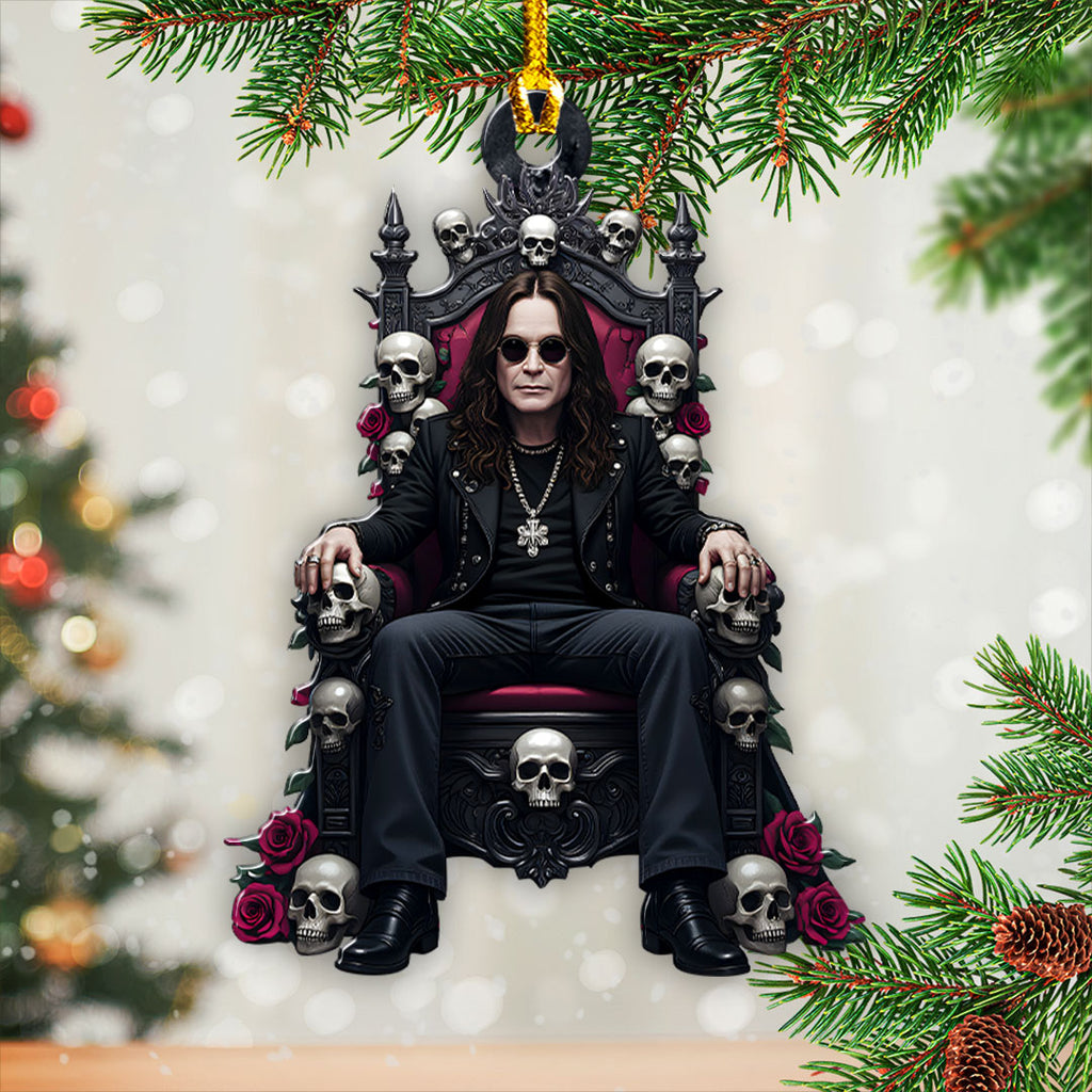 Ozzy Osbourne Custom Shape 2-sided Acrylic Ornament – HOATT14958