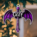 Ozzy Osbourne Custom Shape 2-sided Acrylic Ornament – HOATT15039