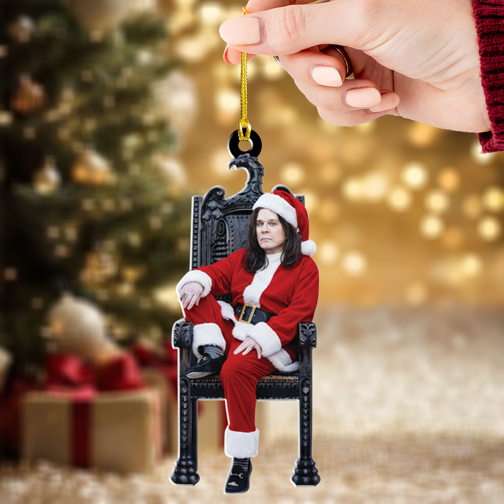 Ozzy Osbourne Custom Shape 2-sided Acrylic Ornament – TMTHU2041