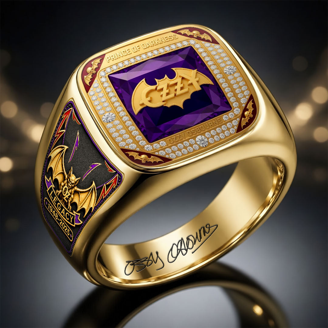 Ozzy Osbourne 3D Engraved Ring – HOATT18263
