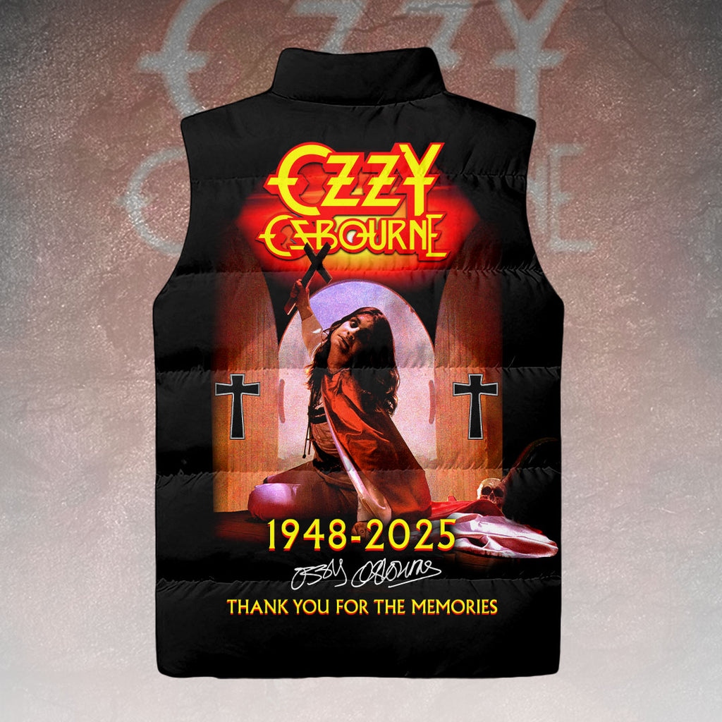 Ozzy Osbourne 3D Sleeveless Down Jacket – HOATT15001