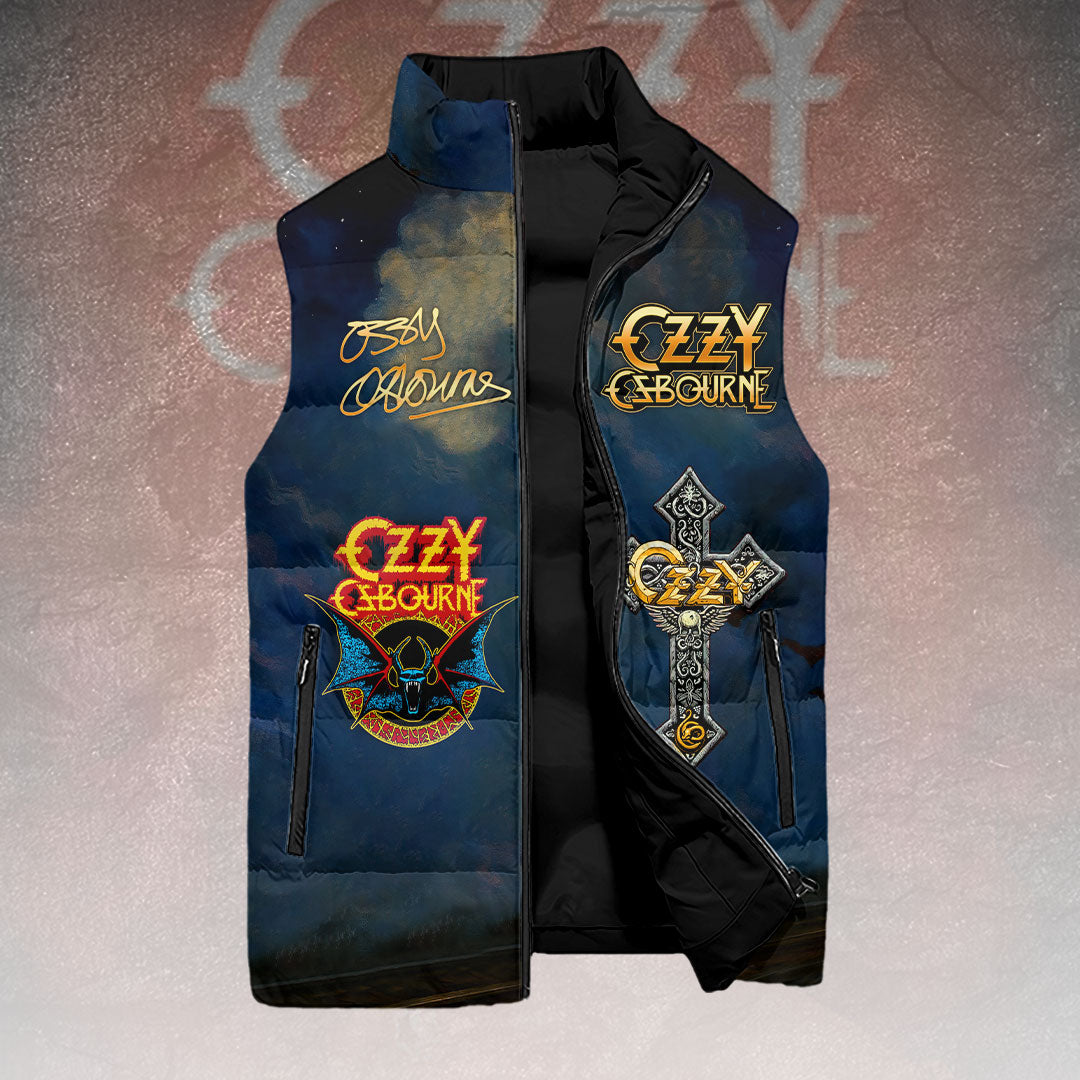 Ozzy Osbourne 3D Sleeveless Down Jacket – HOATT15003