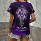 Ozzy Osbourne 3D Women's V-Neck T-Shirt – HOATT18336