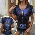 Ozzy Osbourne 3D Women's V-Neck T-Shirt – HOATT18380