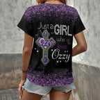 Ozzy Osbourne 3D Women's V-Neck T-Shirt – HOATT18476