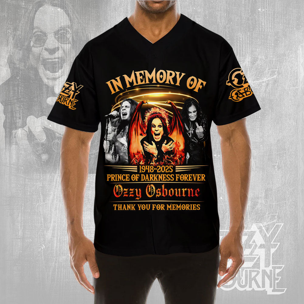 Ozzy Osbourne Baseball Jersey – MAITM 12430
