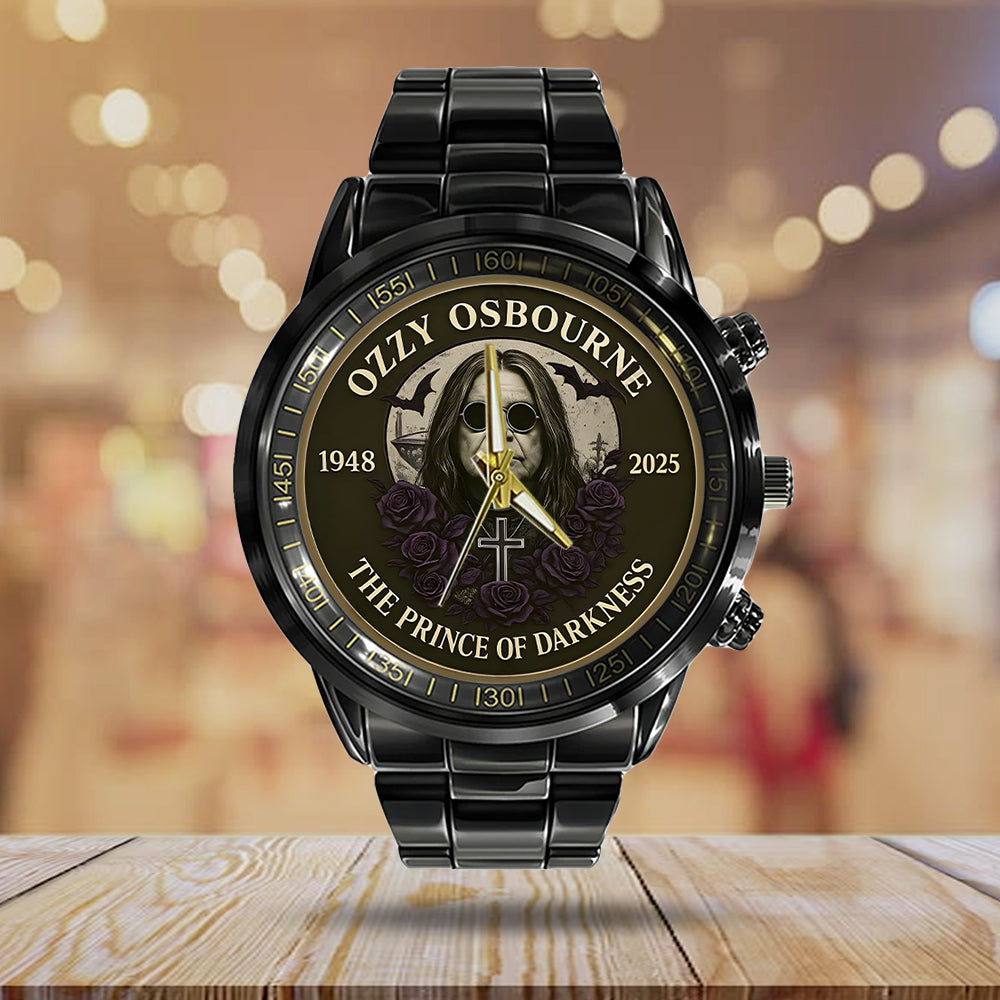 Ozzy Osbourne Black Stainless Steel Watch – MAITM 12252