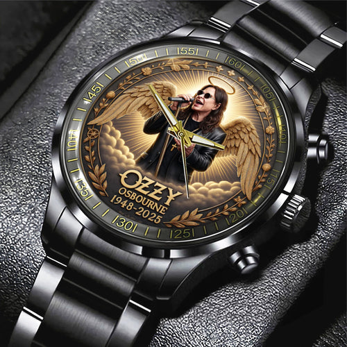 Ozzy Osbourne Black Stainless Steel Watch – MAITM 12270