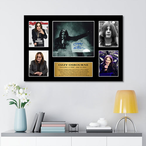 Ozzy Osbourne Rectangle Canvas With Inner Frame – MAITM 12382