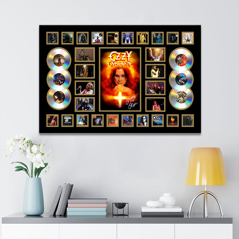 Ozzy Osbourne Rectangle Canvas With Inner Frame – MAITM 12399