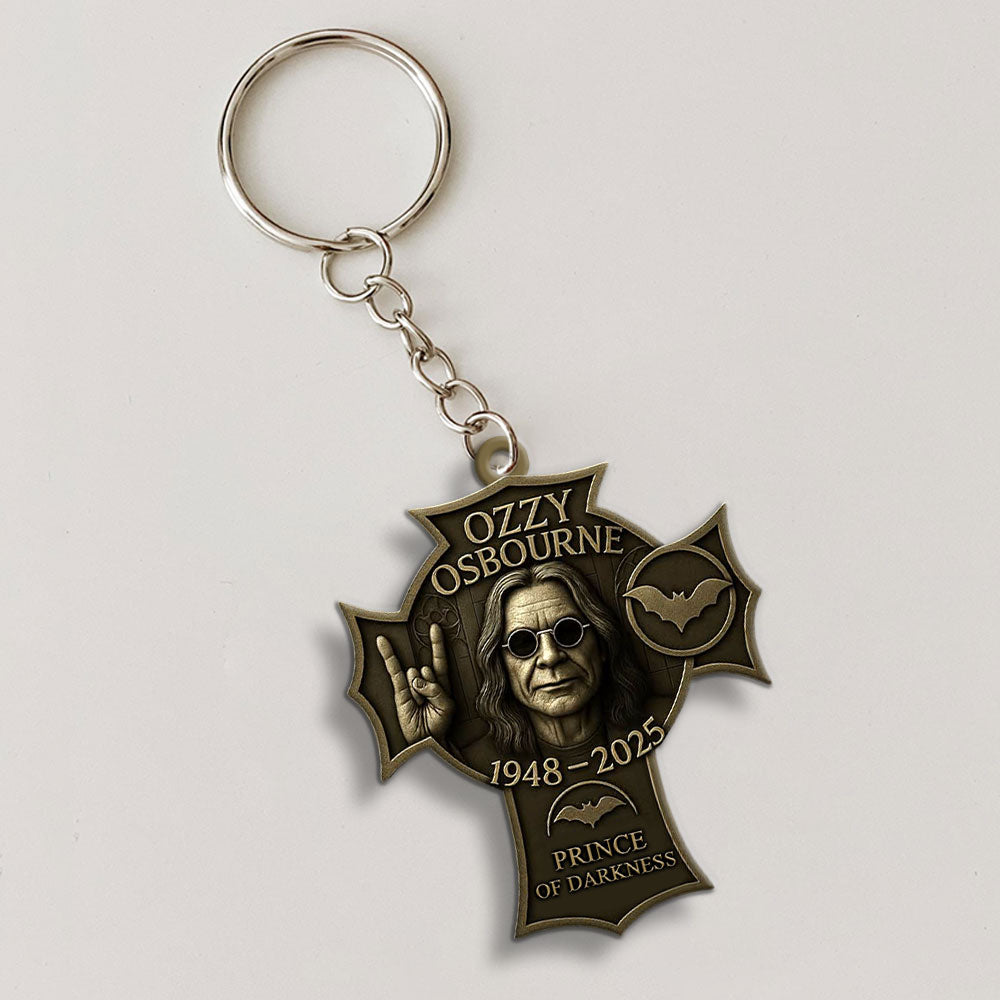 Ozzy Osbourne Custom Shape 2-sided Keychain – MAITM 12304