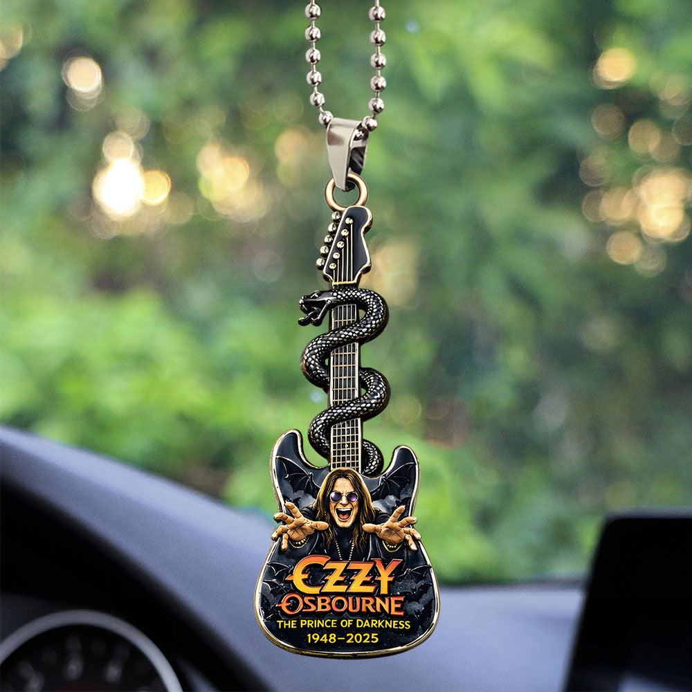 Ozzy Osbourne Custom shape 2-sided Acrylic Car Ornament – TATNTN21425