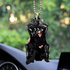 Ozzy Osbourne Custom shape 2-sided Acrylic Car Ornament – MAITM12622