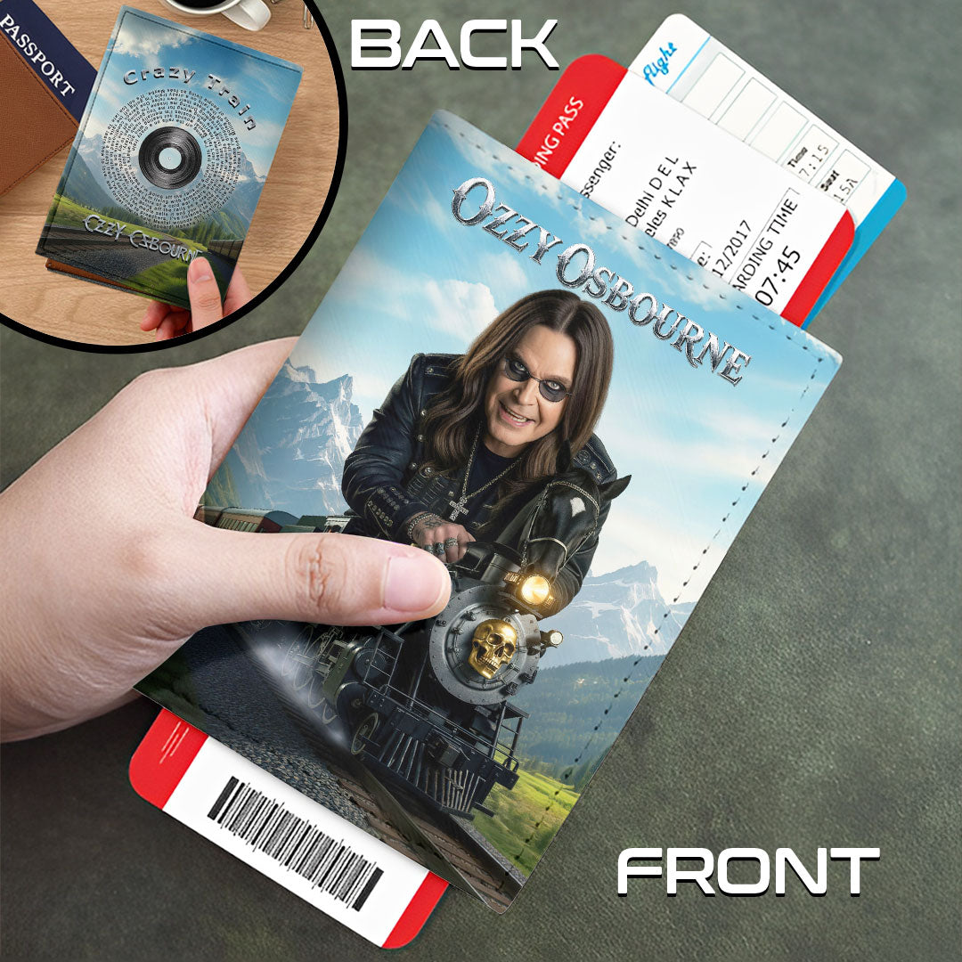 Ozzy Osbourne Leather Passport Cover – HOATT18588