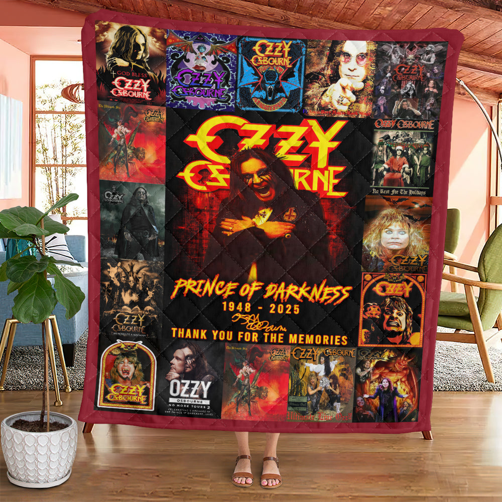 Ozzy Osbourne Quilt Blanket – MAITM 12394