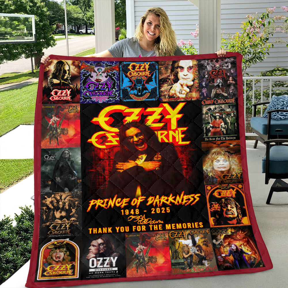 Ozzy Osbourne Quilt Blanket – MAITM 12394