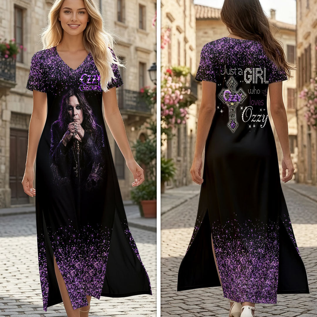 Ozzy Osbourne Short Sleeve Maxi Dress – HOATT19398