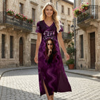 Ozzy Osbourne Short Sleeve Maxi Dress – HOATT19417