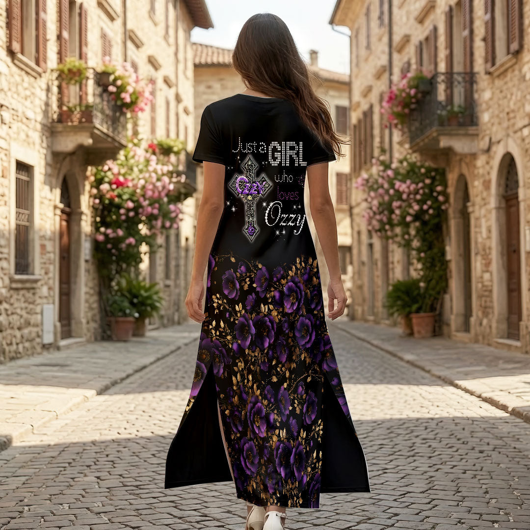 Ozzy Osbourne Short Sleeve Maxi Dress – HOATT19532
