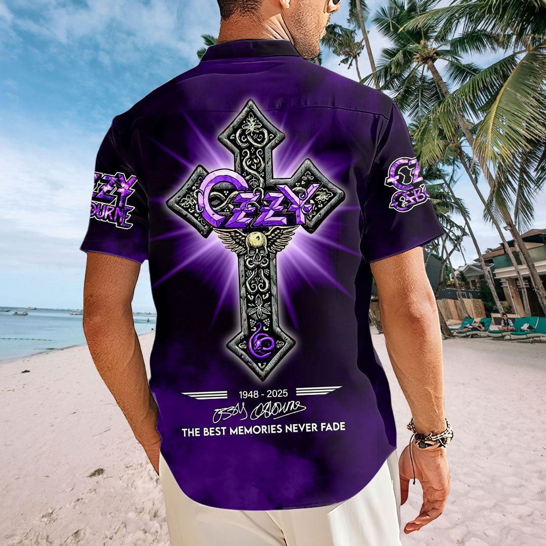 Ozzy Osbourne Short Sleeve Button-Down Shirt – HOATT19139