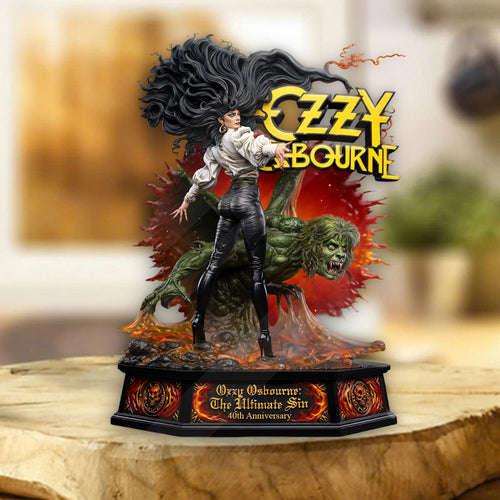 Ozzy Osbourne: The Ultimate Sin 40th Anniversary Custom Shape Acrylic Plaque – TMTHU4996