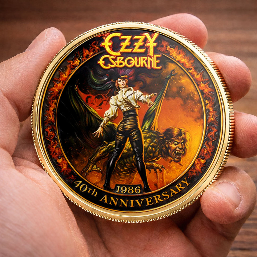 Ozzy Osbourne: The Ultimate Sin 40th Anniversary Commemorative Coin – TMTHU4993