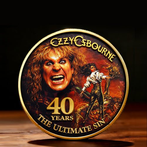 Ozzy Osbourne: The Ultimate Sin 40th Anniversary Commemorative Coin – TMTHU4994