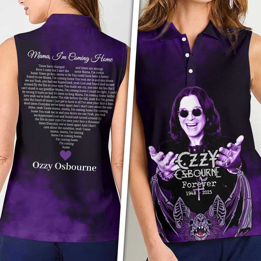 Ozzy Osbourne Women Sleeveless Polo Shirt – HOATT16805