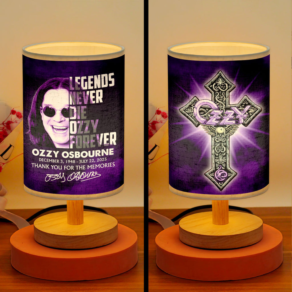 Ozzy Osbourne Wooden Base Fabric Lamp – HOATT15894