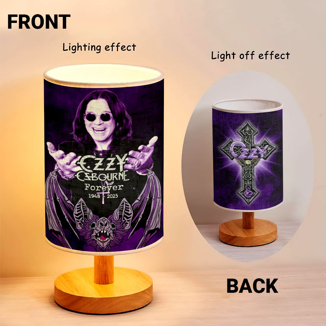 Ozzy Osbourne Wooden Base Fabric Lamp – HOATT13910