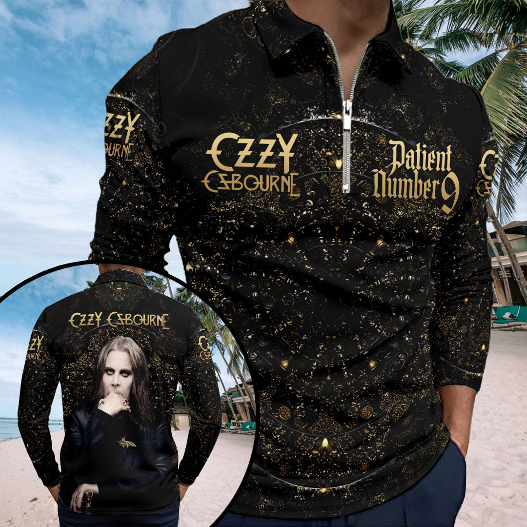 Ozzy Osbourne Zip Polo Shirt – HOATT20027