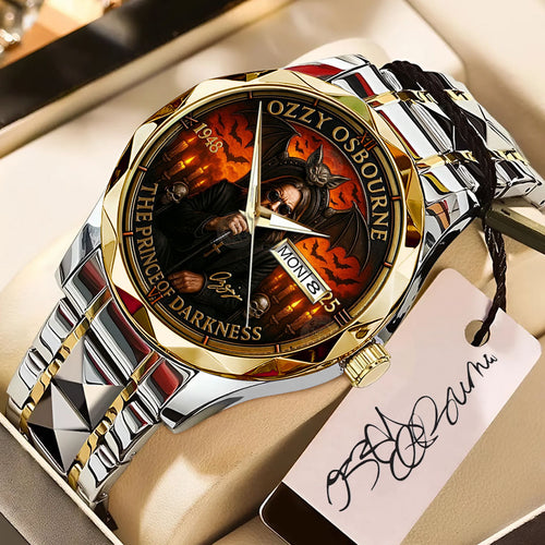 Ozzy Osbourne Alloy Luxury Quartz Watch – GNE4494