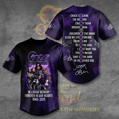 Ozzy Osbourne Baseball Jersey – TANTN 14796
