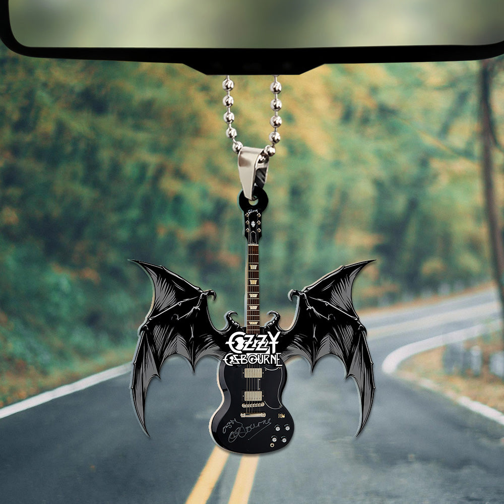Ozzy Osbourne Custom Shape 2-sided Acrylic Car Ornament – TANTN 14770