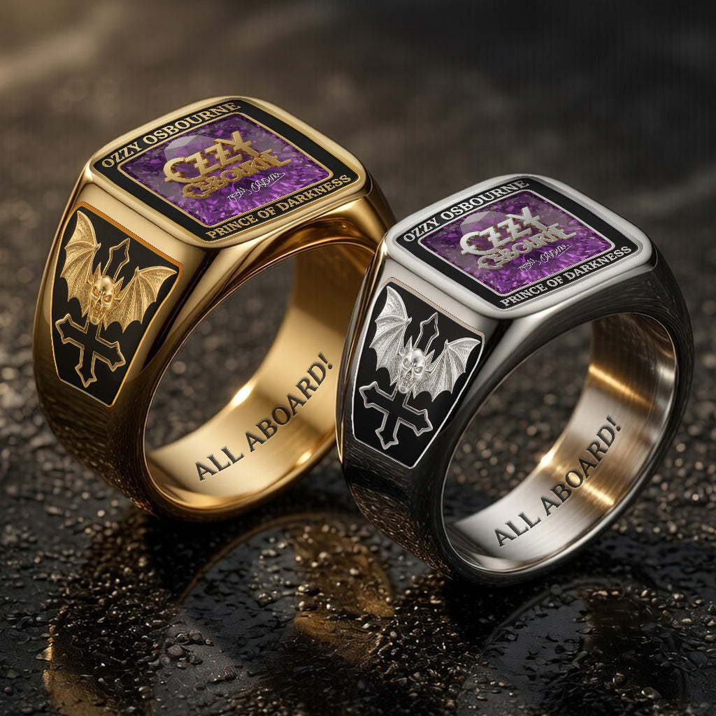 Ozzy Osbourne 3D Engraved Ring – TANTN23258