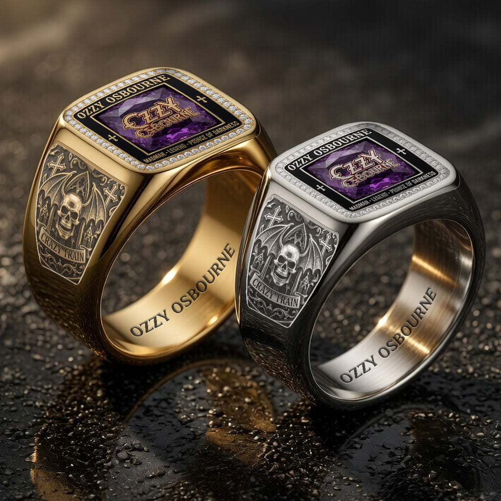 Ozzy Osbourne 3D Engraved Ring – TANTN23402