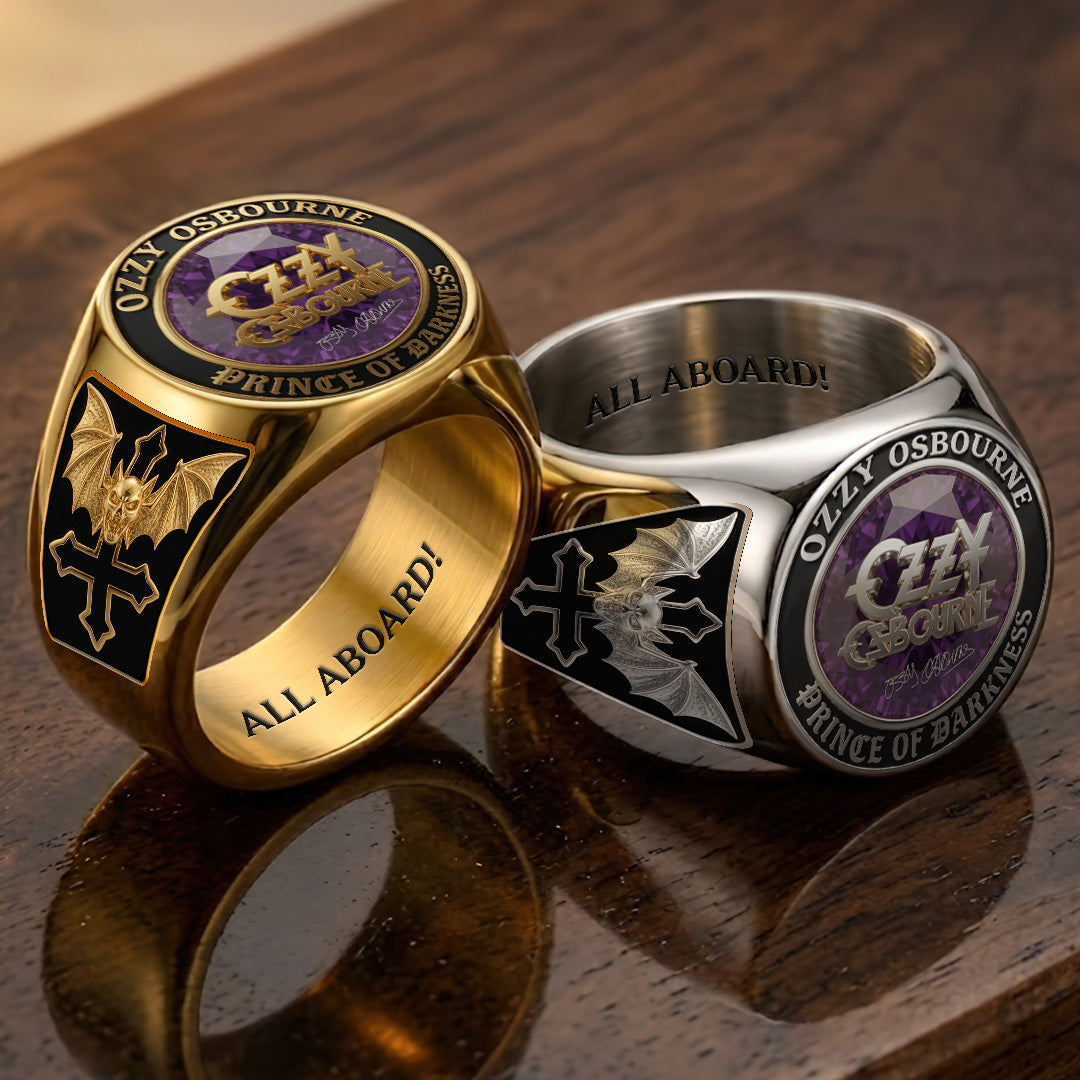 Ozzy Osbourne 3D Engraved Ring – TANTN23258