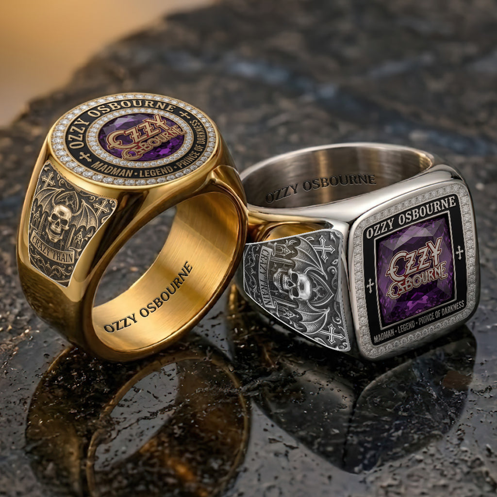 Ozzy Osbourne 3D Engraved Ring – TANTN23402