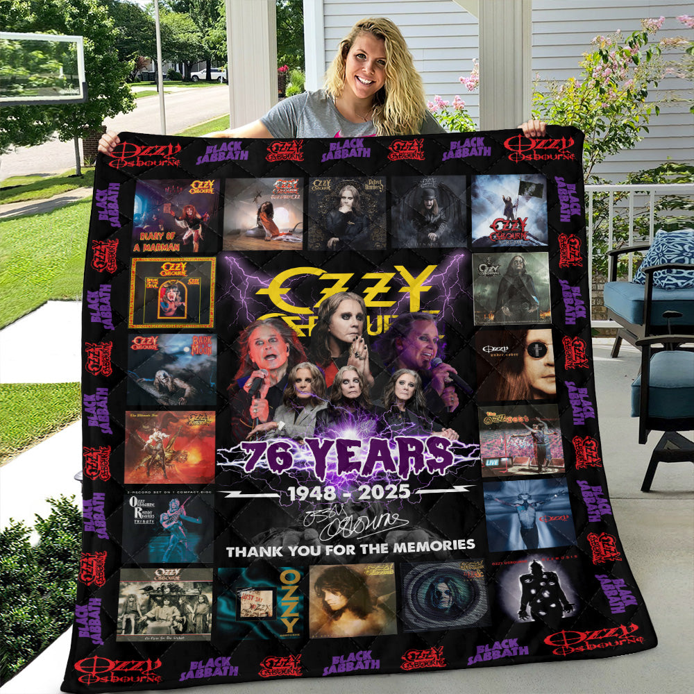 Ozzy Osbourne Quilt Blanket – TANTN 15197