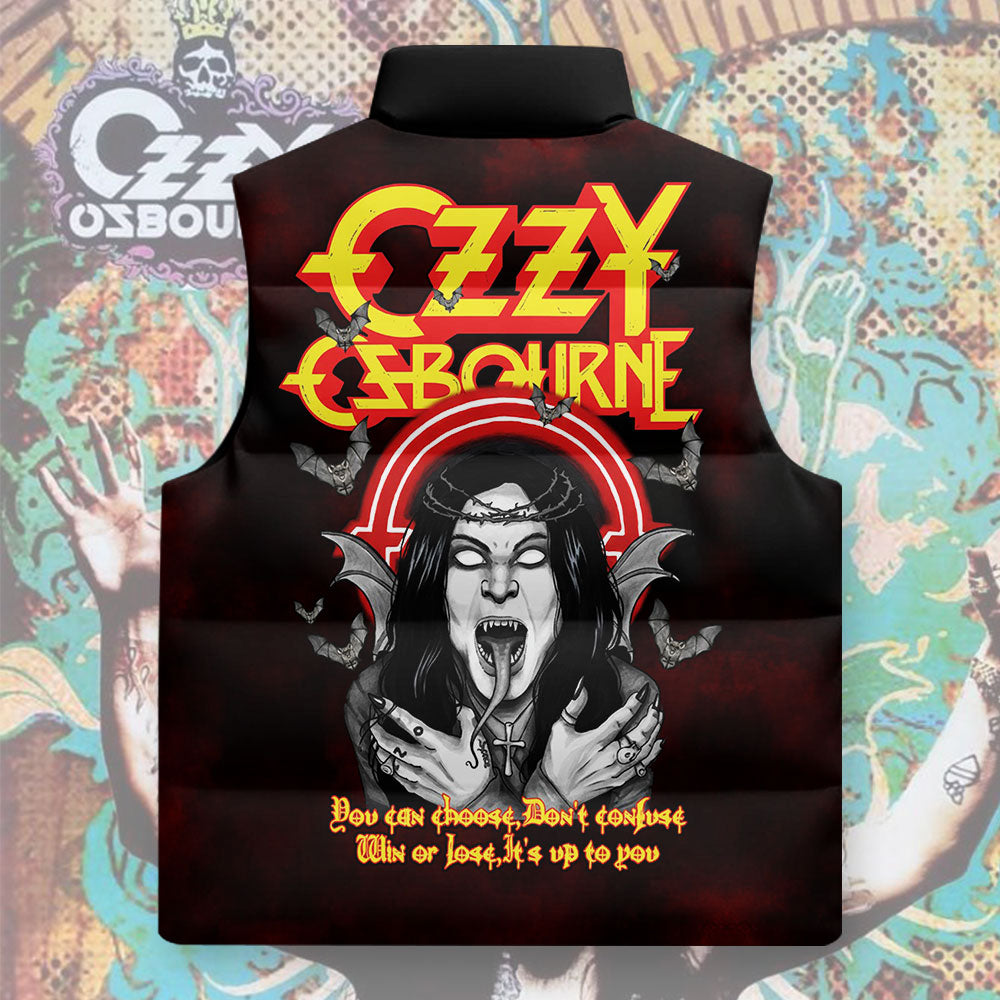 Ozzy Osbourne 3D Sleeveless Down Jacket – TMTHU2672