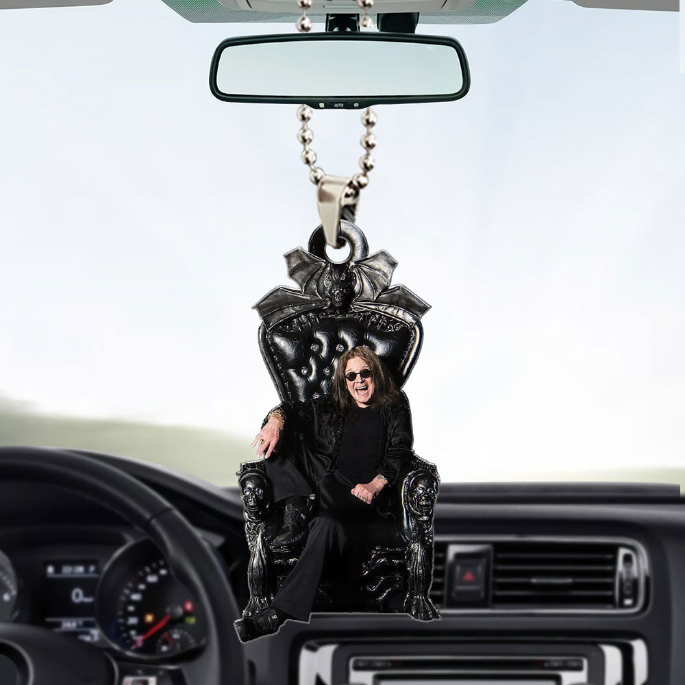 Ozzy Osbourne Custom shape 2-sided Acrylic Car Ornament – GNENEW609
