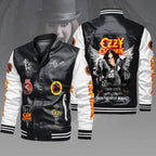 Ozzy Osbourne Leather Bomber Jacket – HOATT15981