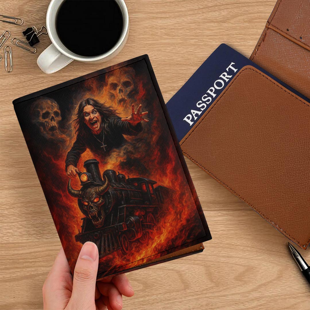 Ozzy Osbourne Leather Passport Cover – HOATT18251