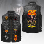 Ozzy Osbourne Premium 2D Sleeveless Leather Vest – HOATT19888