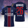 Paris Saint-Germain Champions of Europe 25/26 3D Apparel – TANTN23272