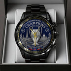 Paris Saint-Germain Champions of Europe 25/26 Black Stainless Steel Watch – TANTN23305