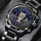 Paris Saint-Germain Champions of Europe 25/26 Black Stainless Steel Watch – TANTN23305