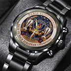 Paris Saint-Germain Champions of Europe 25/26 Black Stainless Steel Watch – TANTN23314